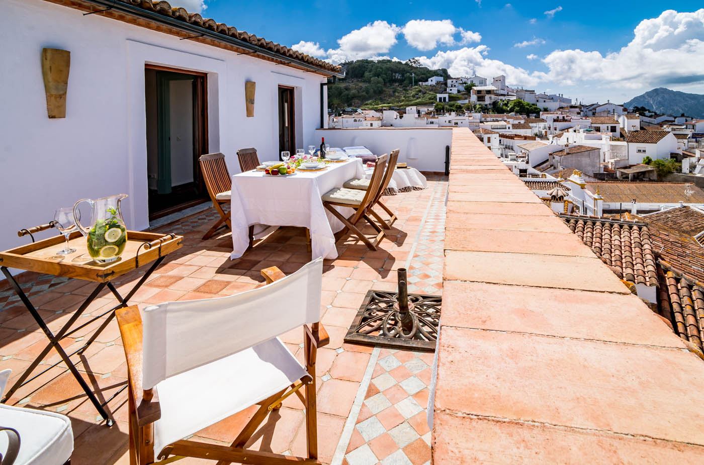 Fantásticas vistas del pueblo de Gaucín también